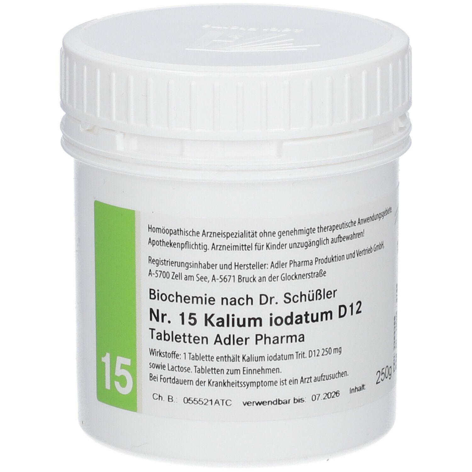 Adler Schüssler Salze Nr. 15 Kalium iodatum D12