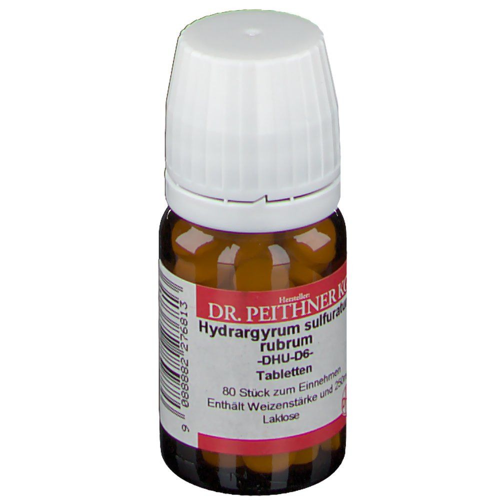 DR. PEITHNER KG Hydrargyrum sulfuratum rubrum DHU D6