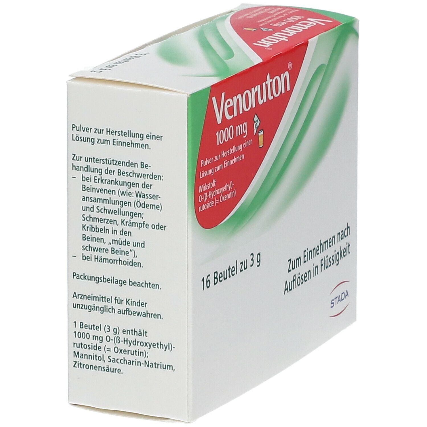 Venoruton® 1000 mg Pulver bei Beschwerden der Beinvenen und Hämorrhoiden