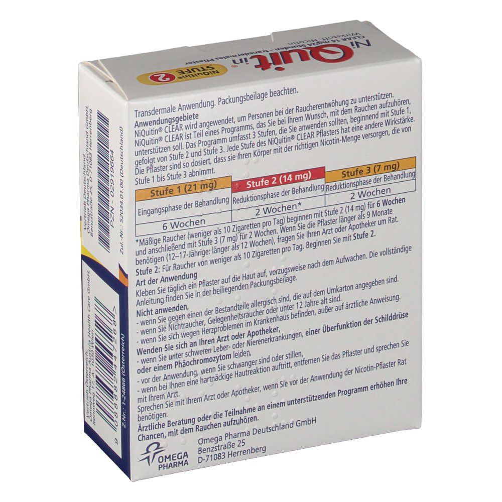 NiQuitin® CLEAR 14mg/24h