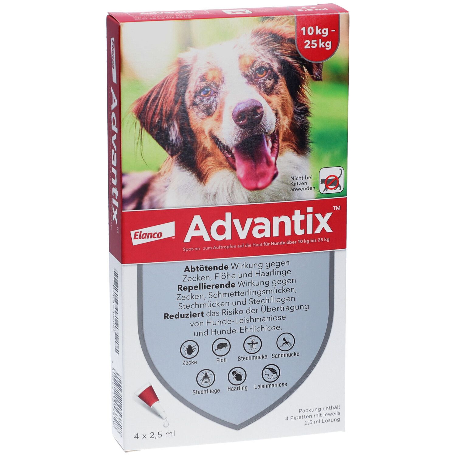 Advantix® für Hunde von 10 bis 25 kg