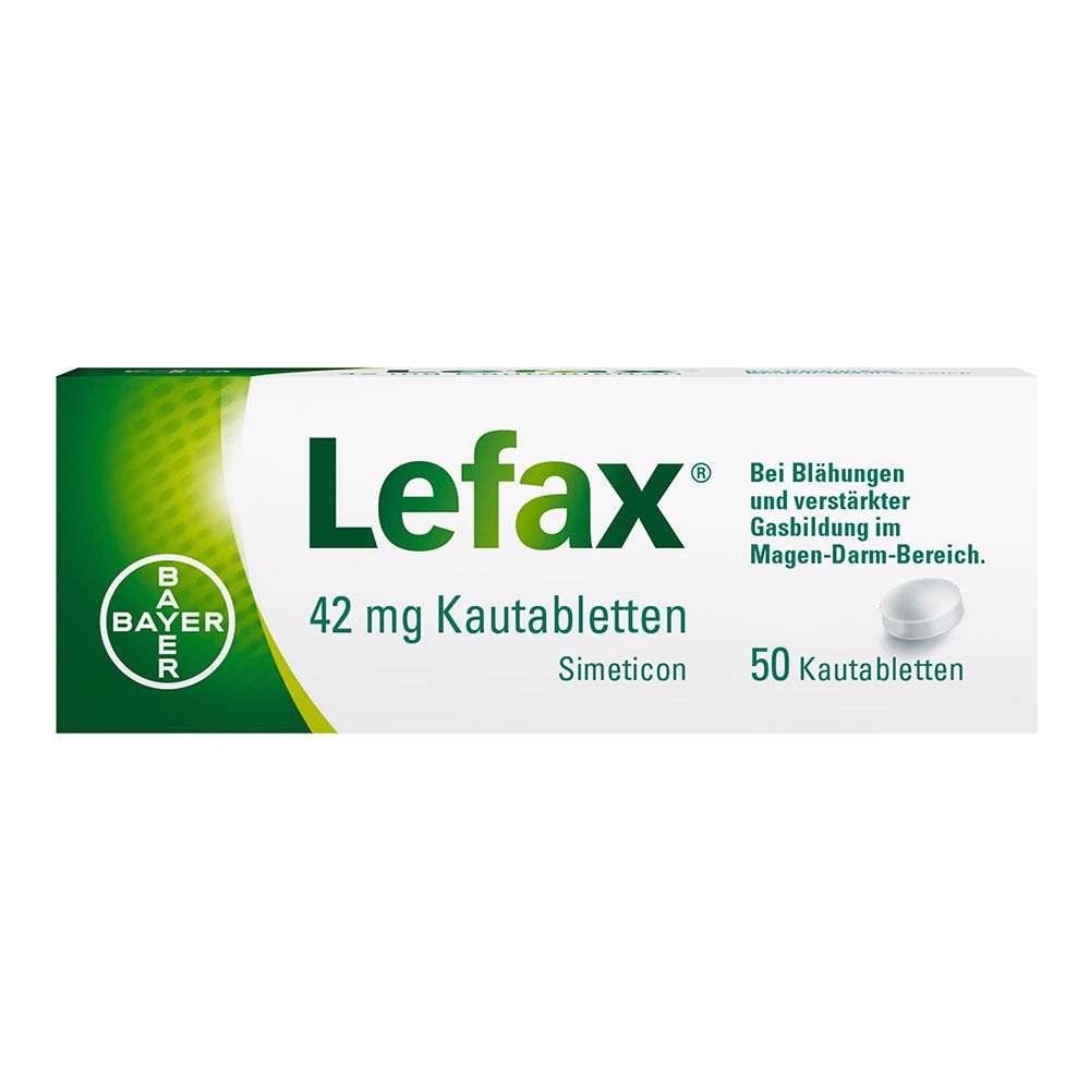 Lefax® Kautabletten bei Blähungen