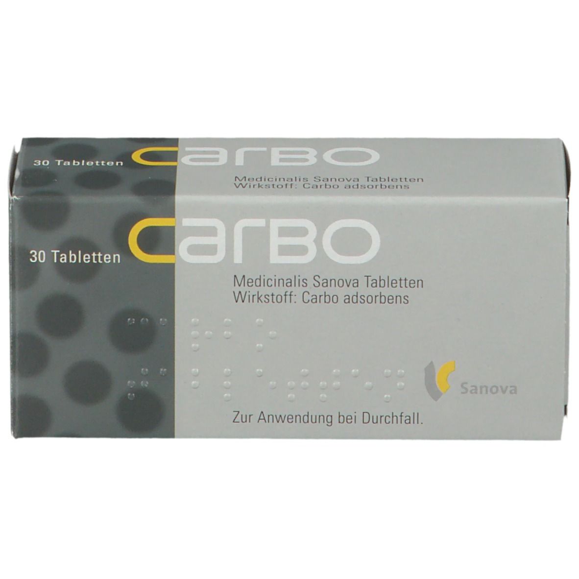 CARBO Medicinalis Sanova Tabletten