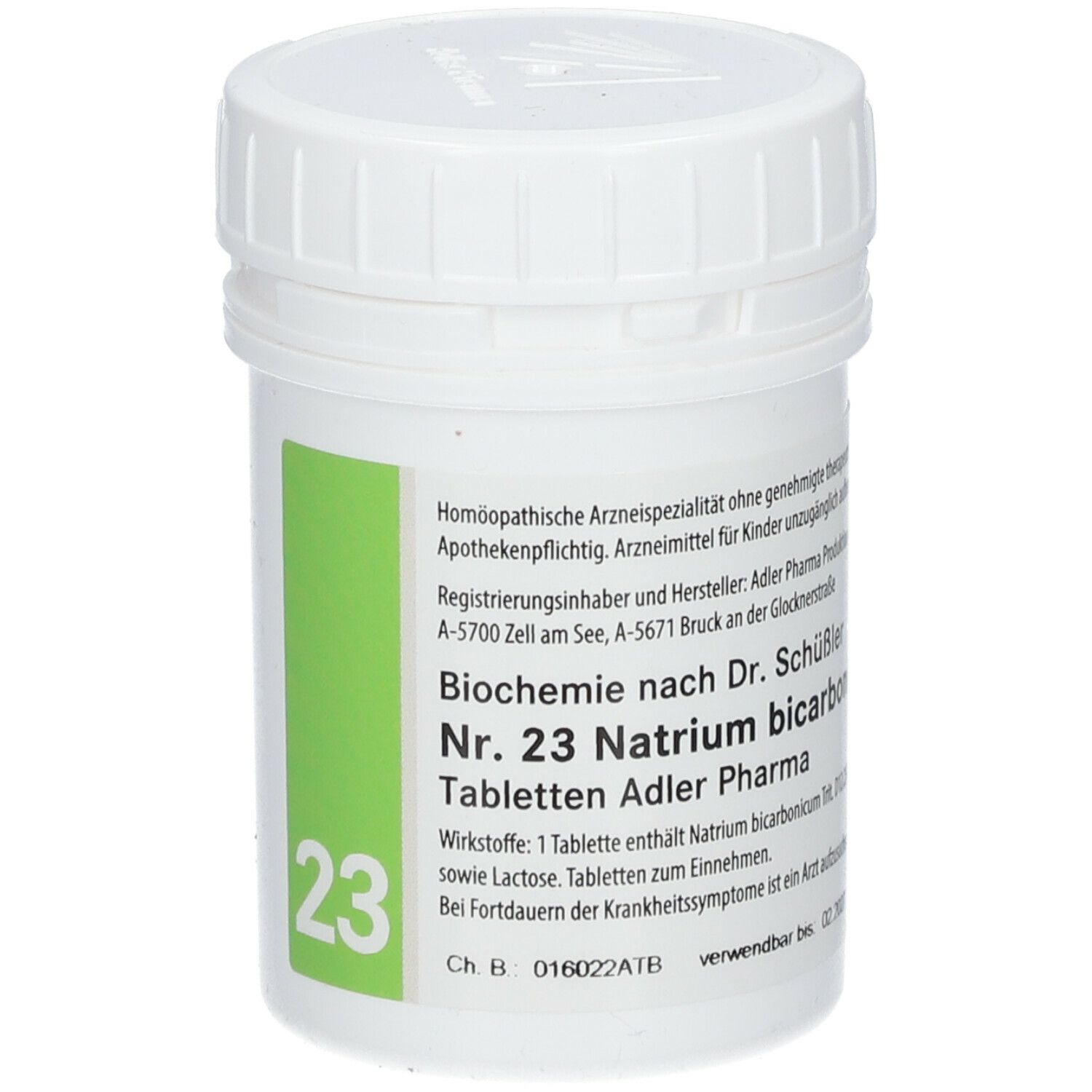 Adler Schüssler Salze Nr. 23 Natrium bicarbonicum D12