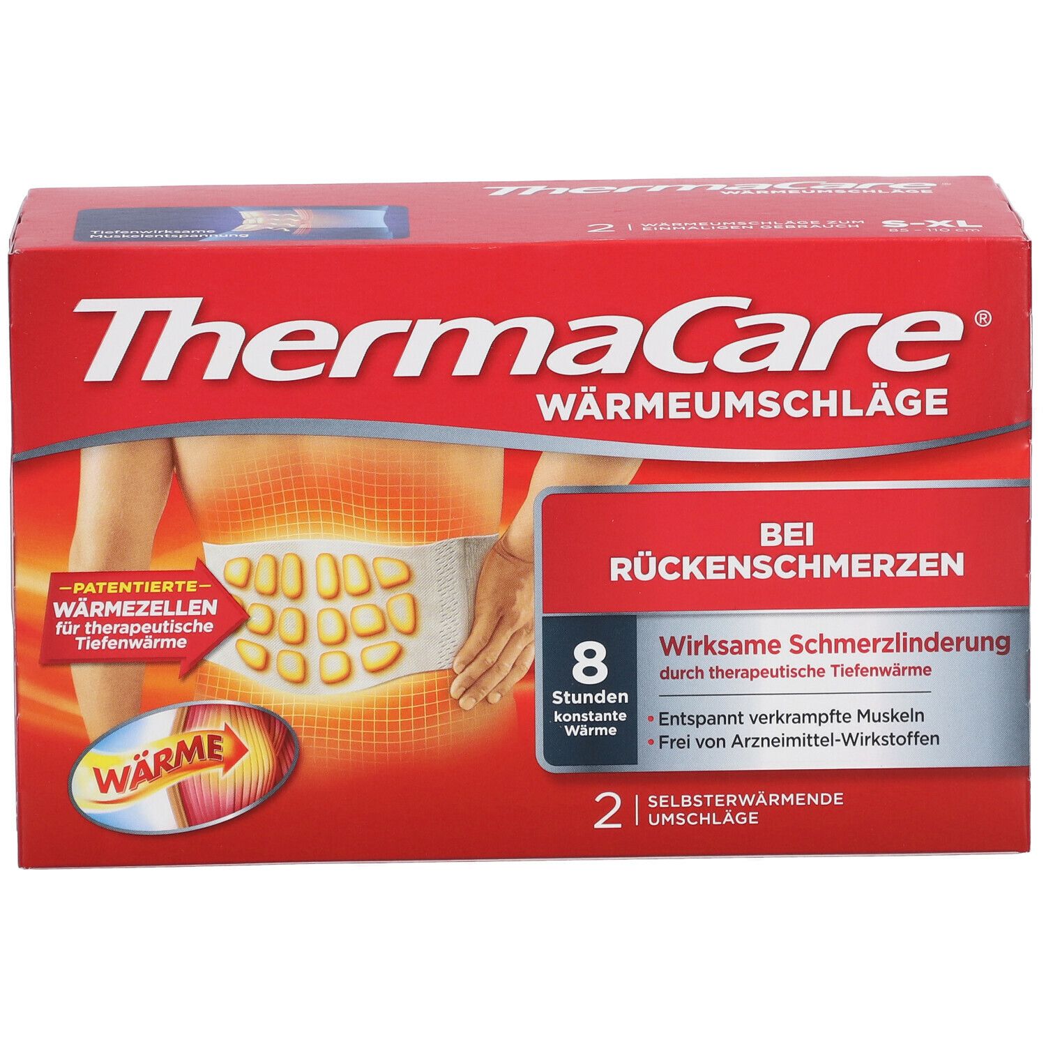 ThermaCare® Wärmeumschläge für den Rücken