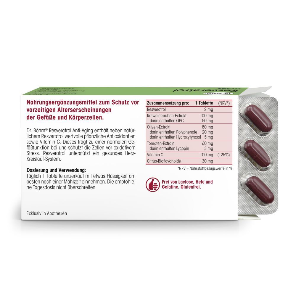 Dr. Böhm® Resveratrol Anti Aging Dragees