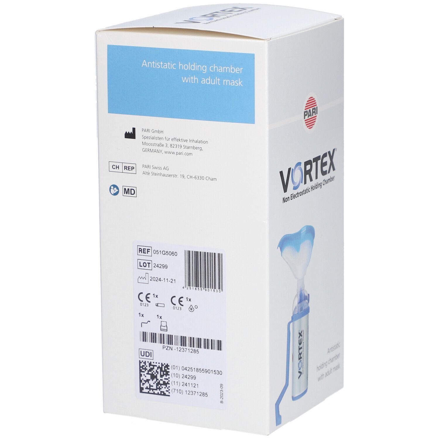 VORTEX® Non Electrostatic Holding Chamber