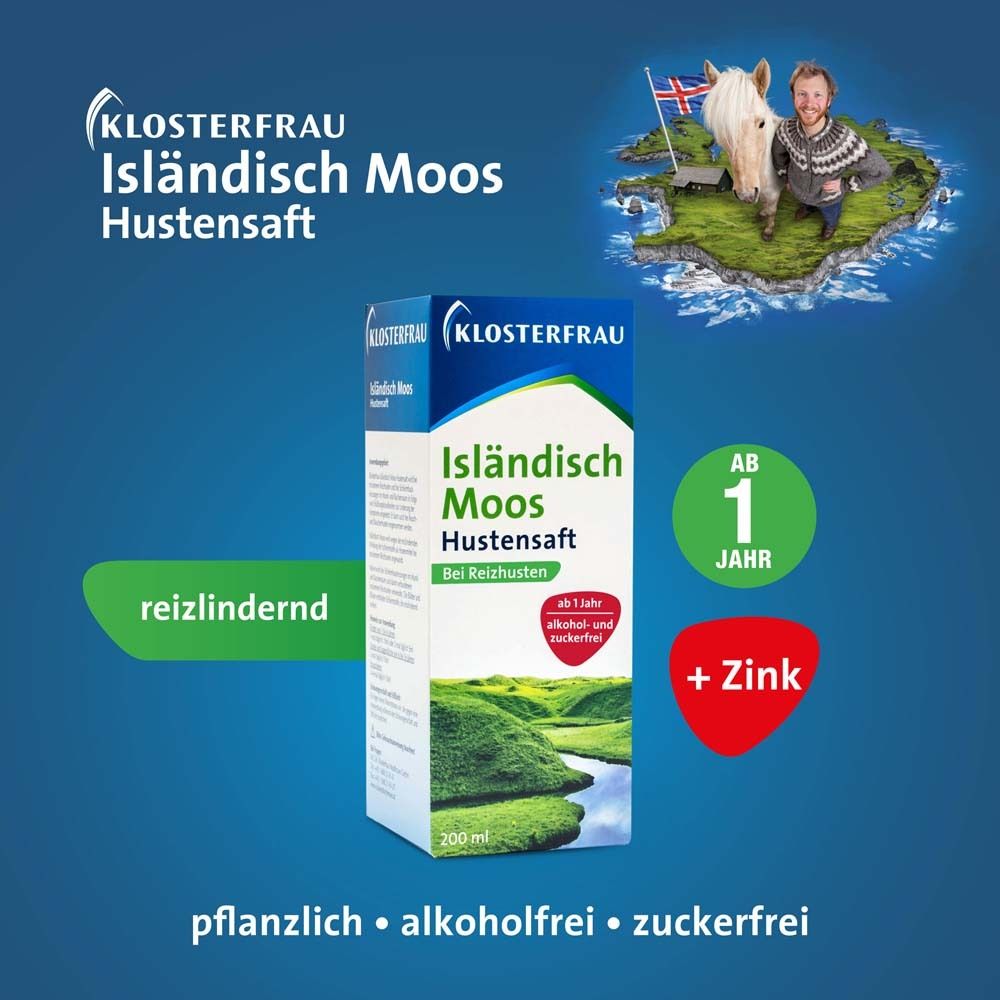 KLOSTERFRAU Isländisch Moos Hustensaft