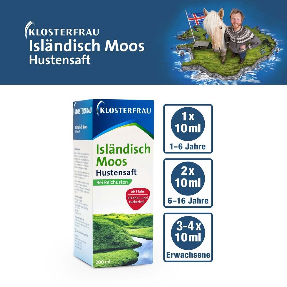 KLOSTERFRAU Isländisch Moos Hustensaft