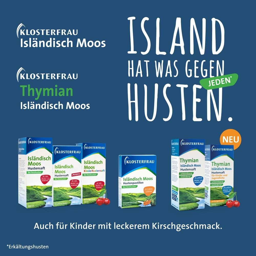 KLOSTERFRAU Isländisch Moos Hustensaft