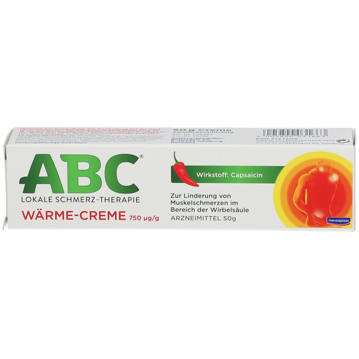 Hansaplast ABC® Lokale Schmerz-Therapie Wärme-Creme