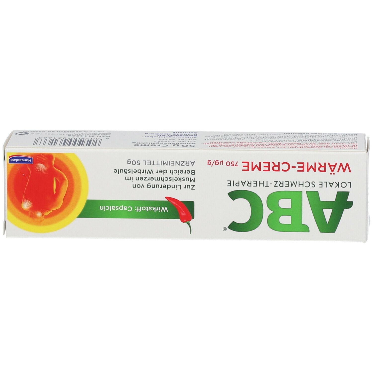 Hansaplast ABC Lokale Schmerz Therapie W rme Creme 50 G Shop Apotheke