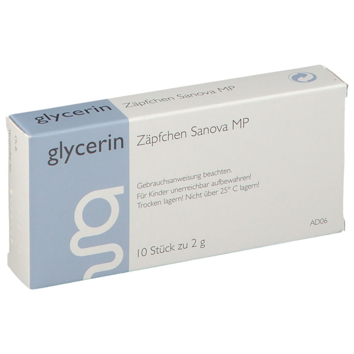 glycerin Zäpfchen Sanova MP 2 g