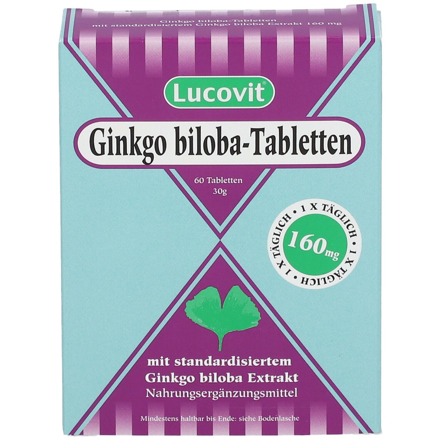 Lucovit Ginkgo biloba-Tabletten 160 mg