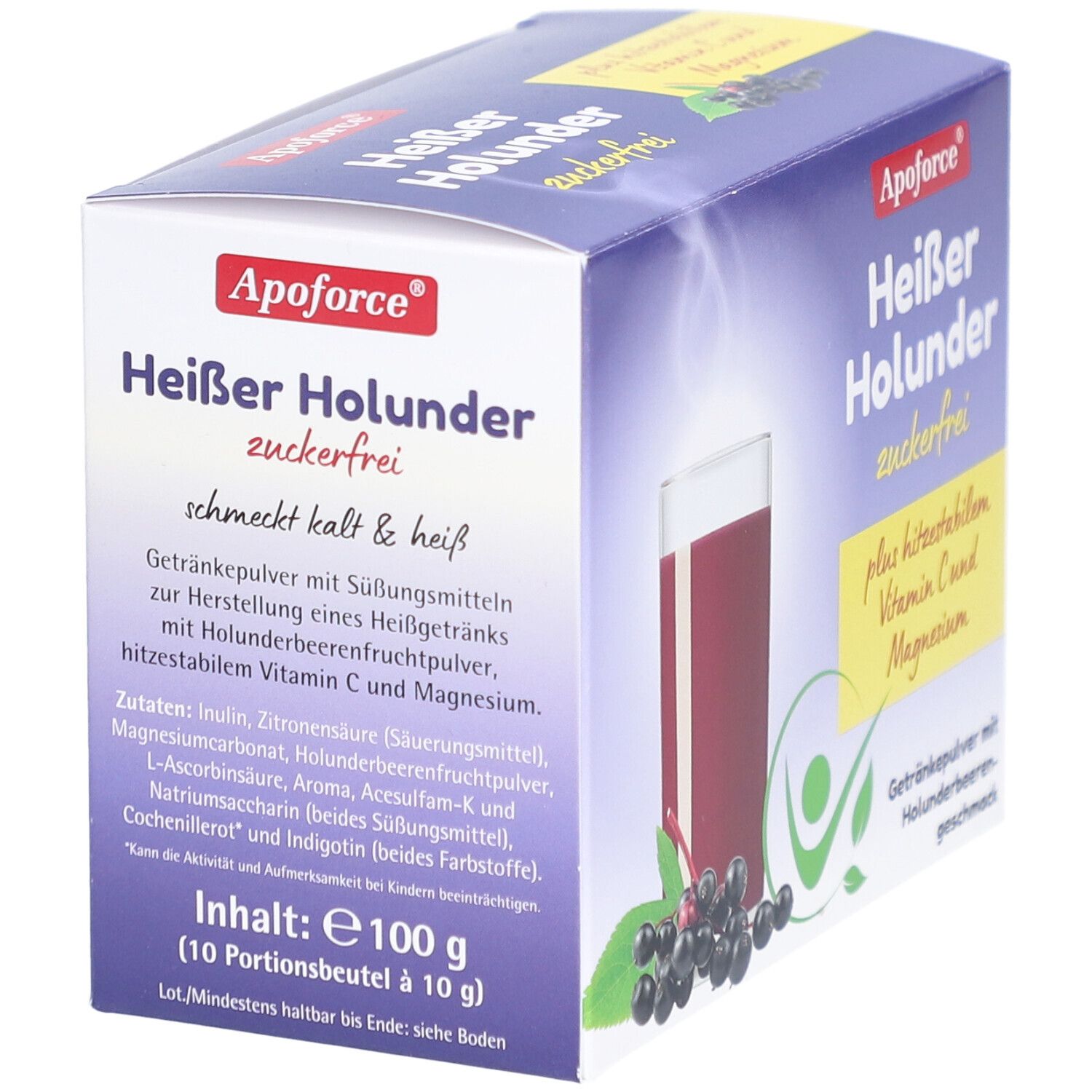 Apoforce® Heißer Holunder zuckerfrei