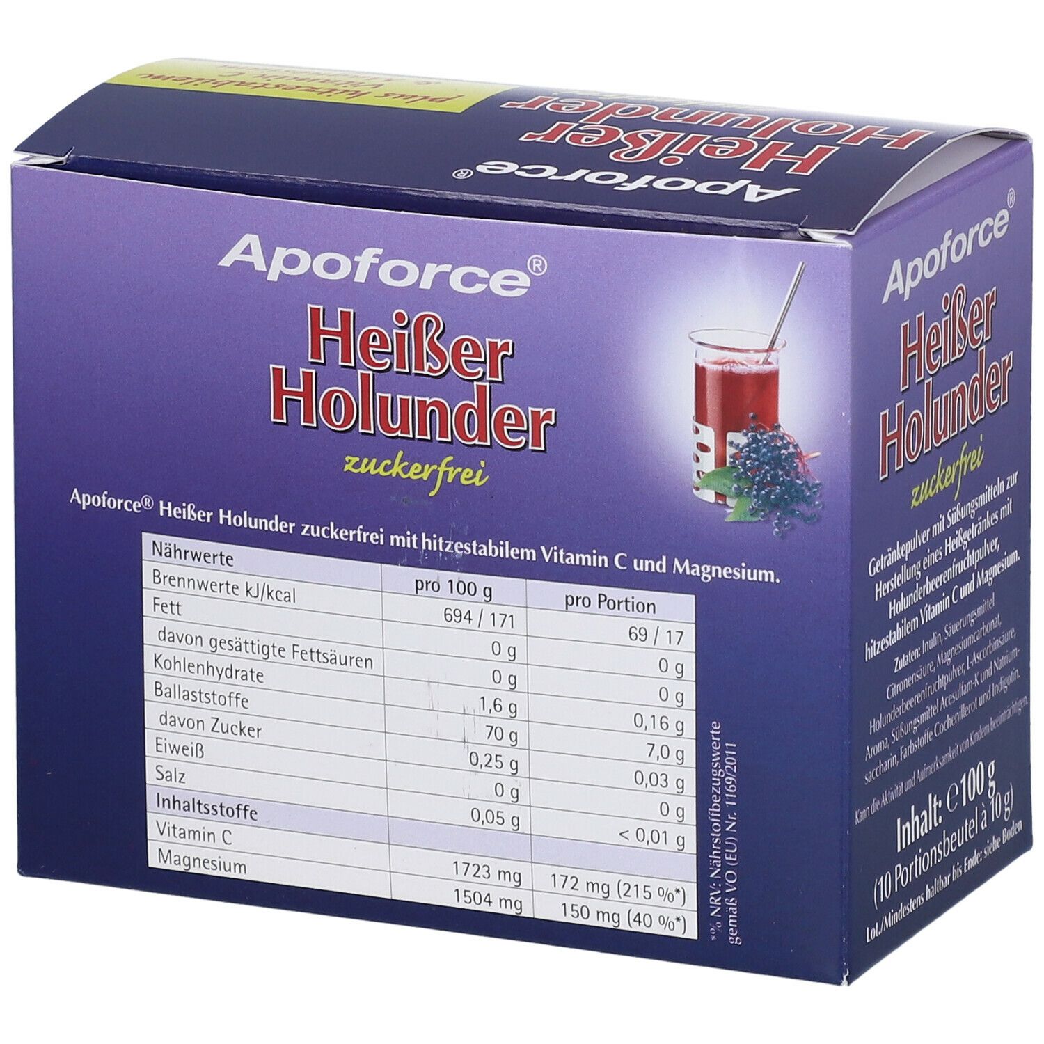 Apoforce® Heißer Holunder zuckerfrei