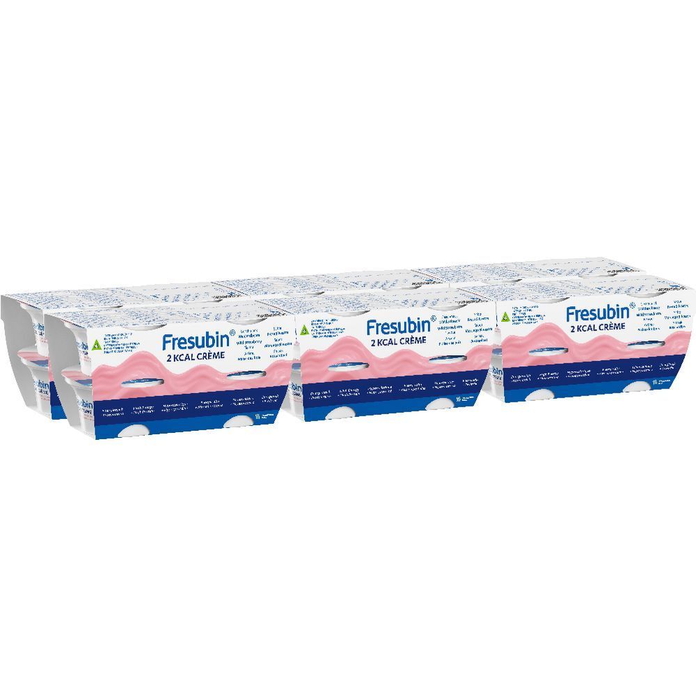 Fresubin 2 Kcal Creme Becher in einer 6er-Packung.