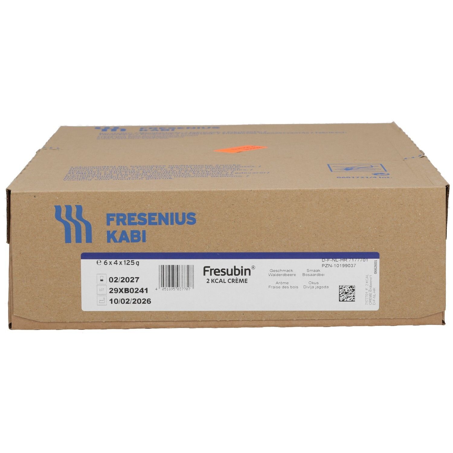 Fresenius Kabi Karton mit Fresubin 2 Kcal Creme, 6x4x125g.