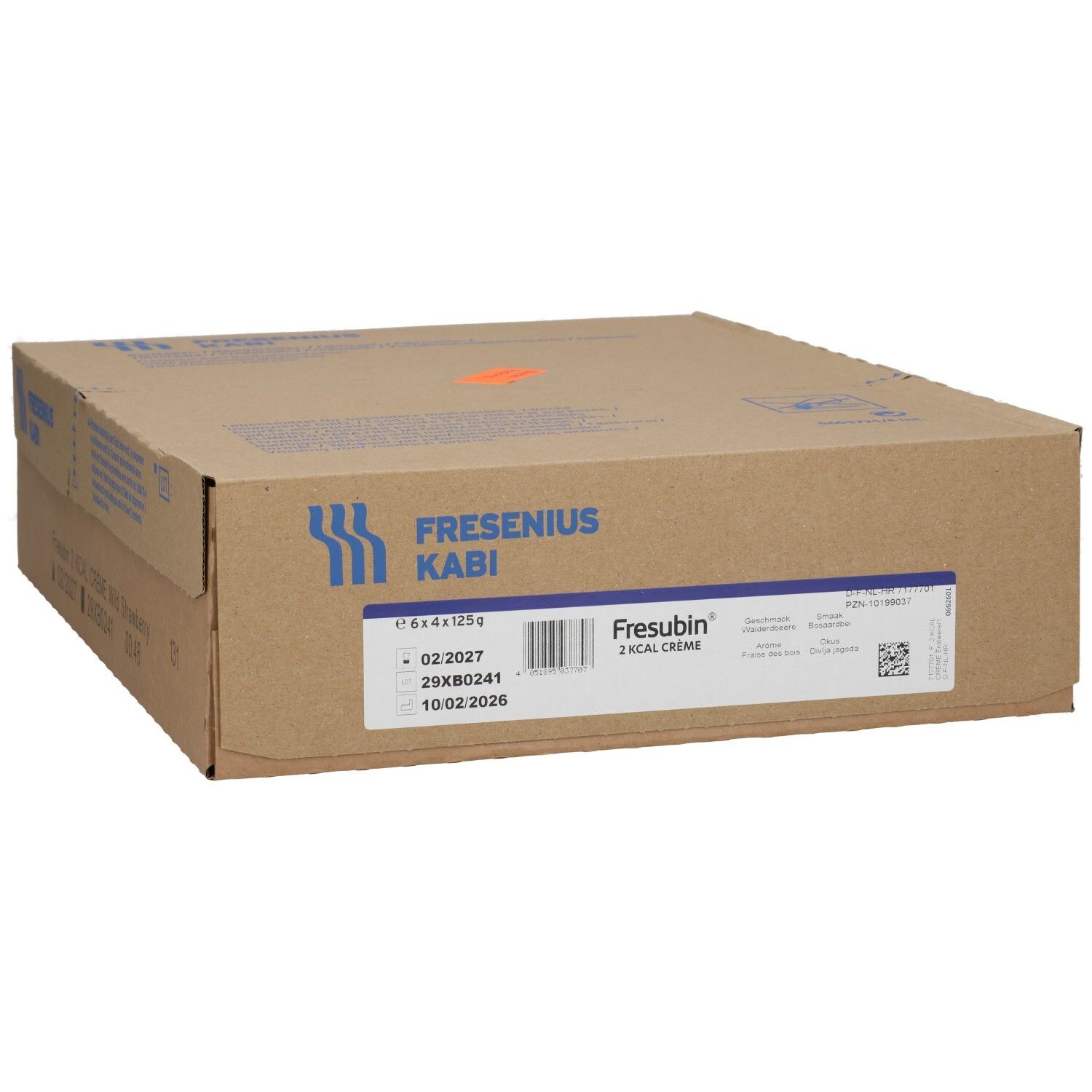 Fresenius Kabi Karton mit Fresubin 2 Kcal Creme, 6x4x125g.