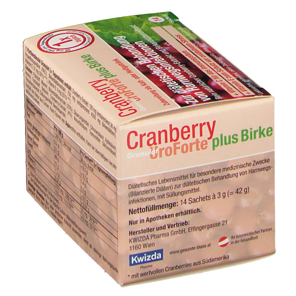 BIOGELAT® Cranberry UroForte plus Birke Granulat