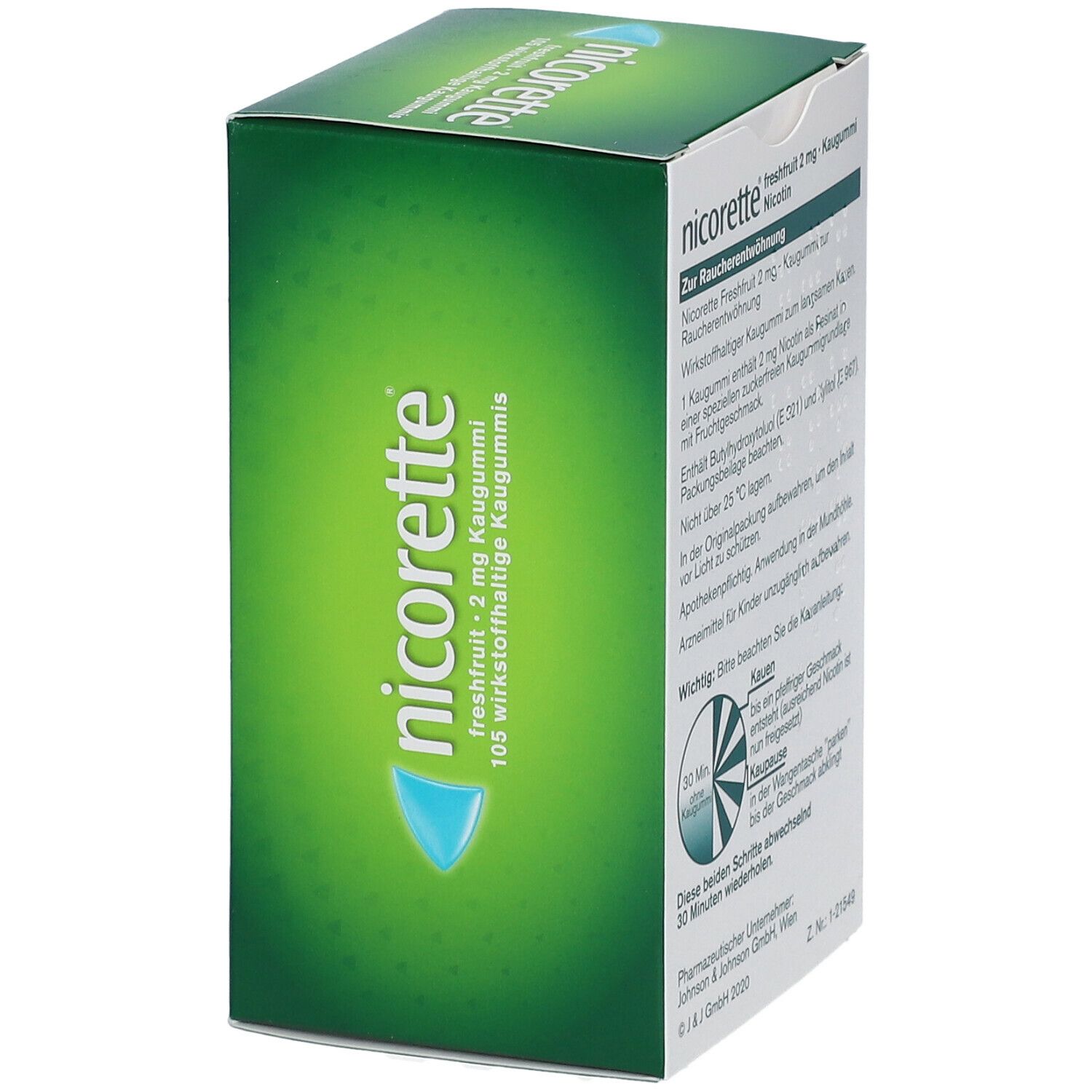 nicorette® Kaugummi freshfruit 2mg