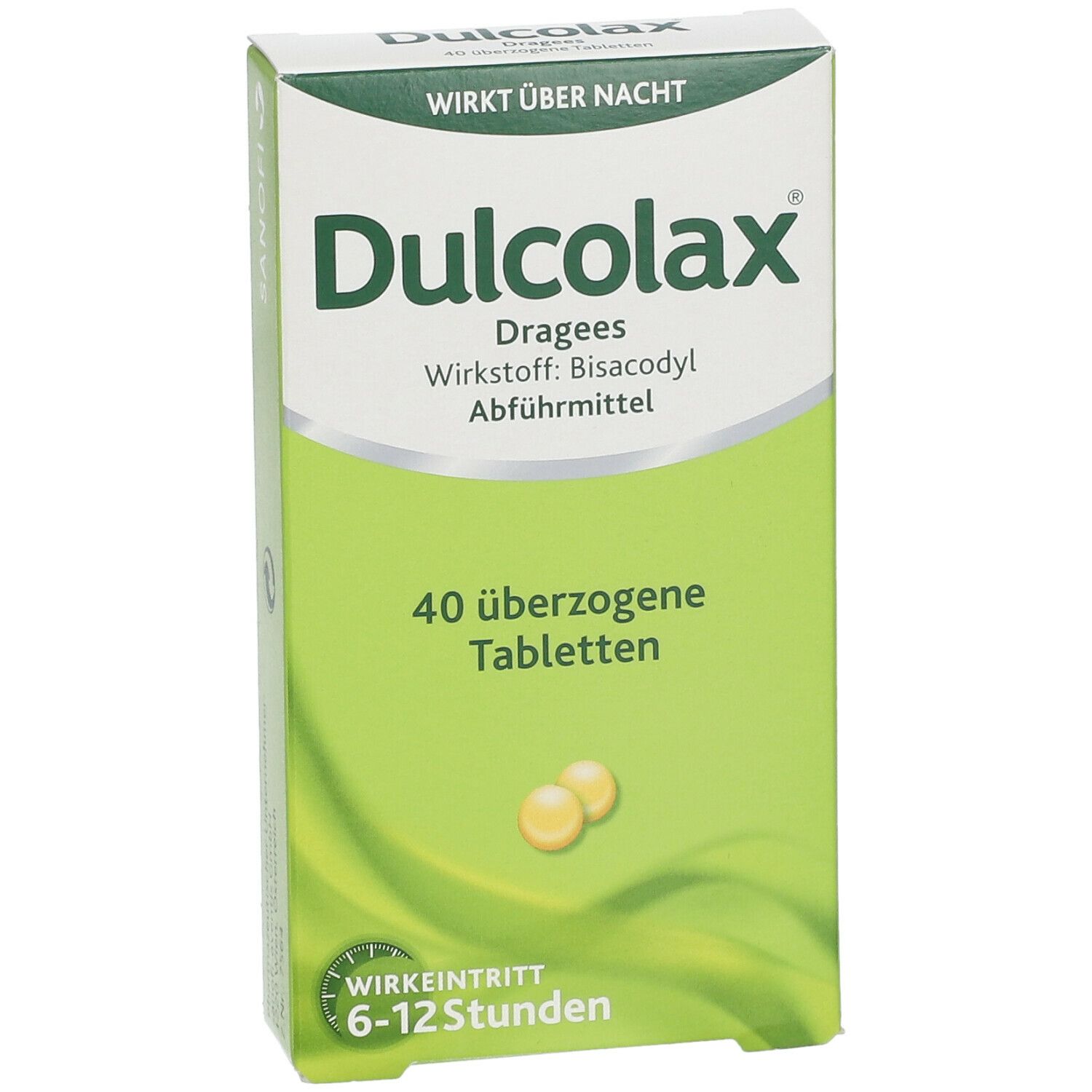 Dulcolax® Dragees befreien bei Verstopfung über Nacht