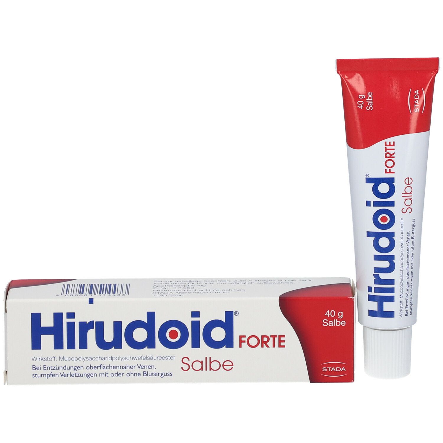 Hirudoid® Forte Salbe bei Venenentzündungen und Blutergüssen