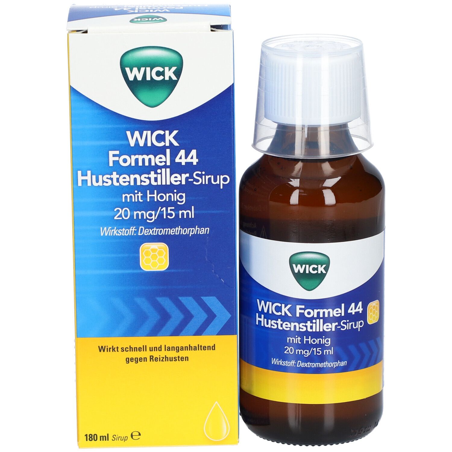 WICK Formel 44 Hustenstiller-Sirup mit Honig