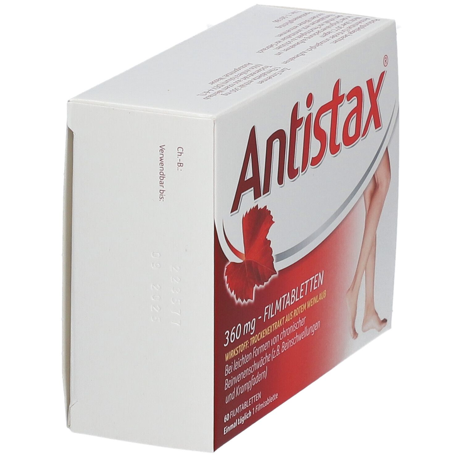 Antistax® 360 mg Filmtabletten bei Venenschwäche und Krampfadern