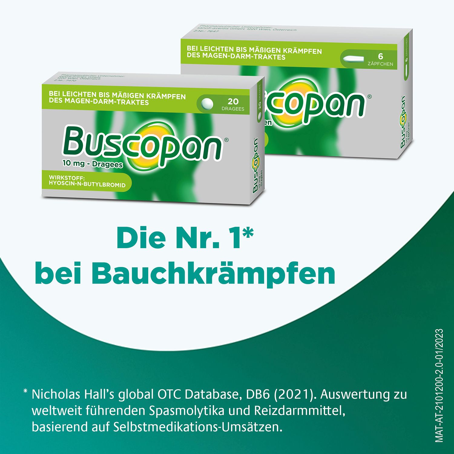 Buscopan® Dragees - sanfte Linderung bei Bauchschmerzen und -krämpfen