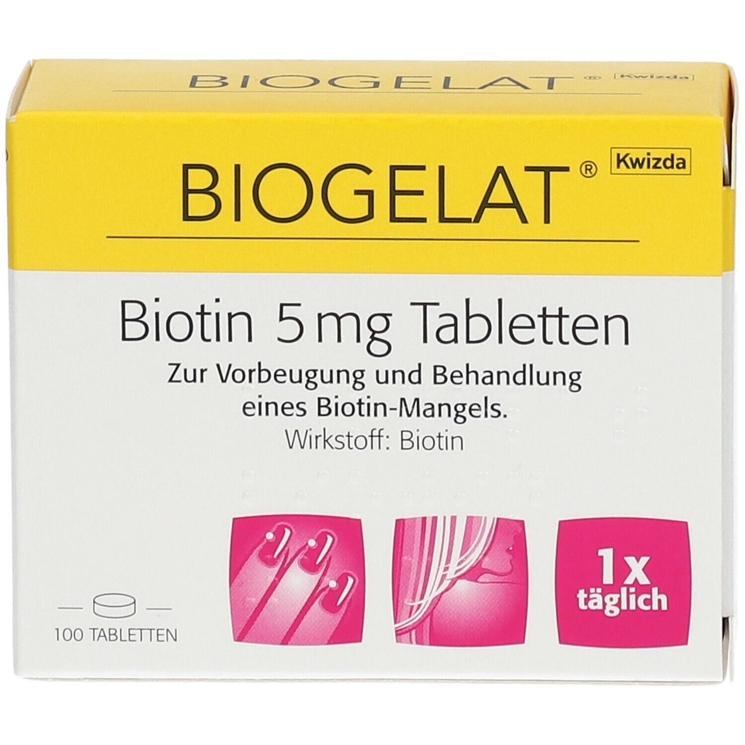 BIOGELAT® Biotin 5 mg Tabletten