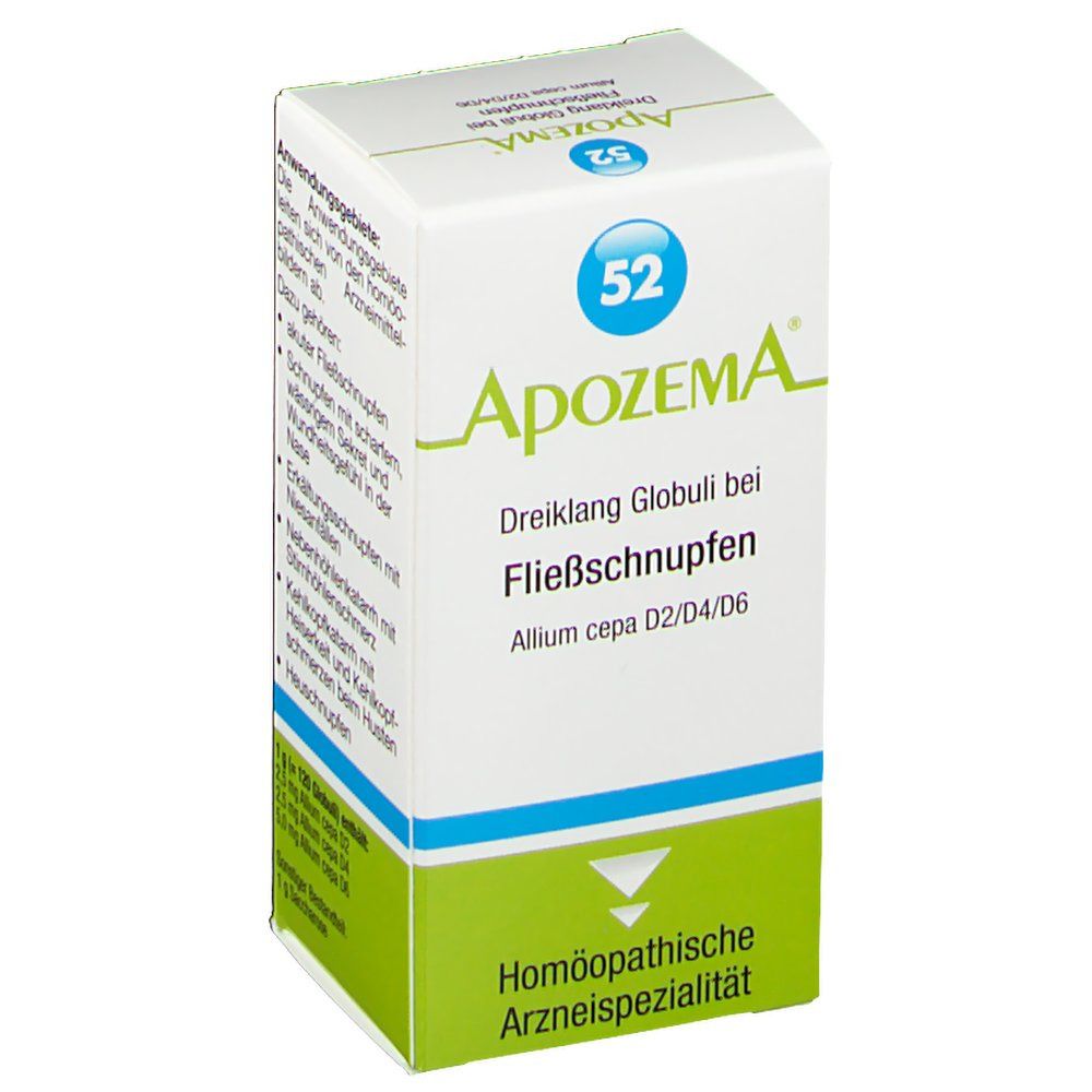 APOZEMA® Globuli bei Fließschnupfen Nr. 52
