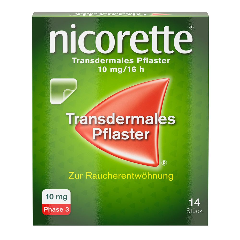 nicorette® transdermales Pflaster 10mg/16h