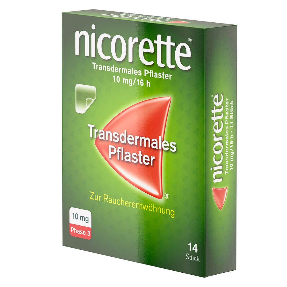 nicorette® transdermales Pflaster 10mg/16h