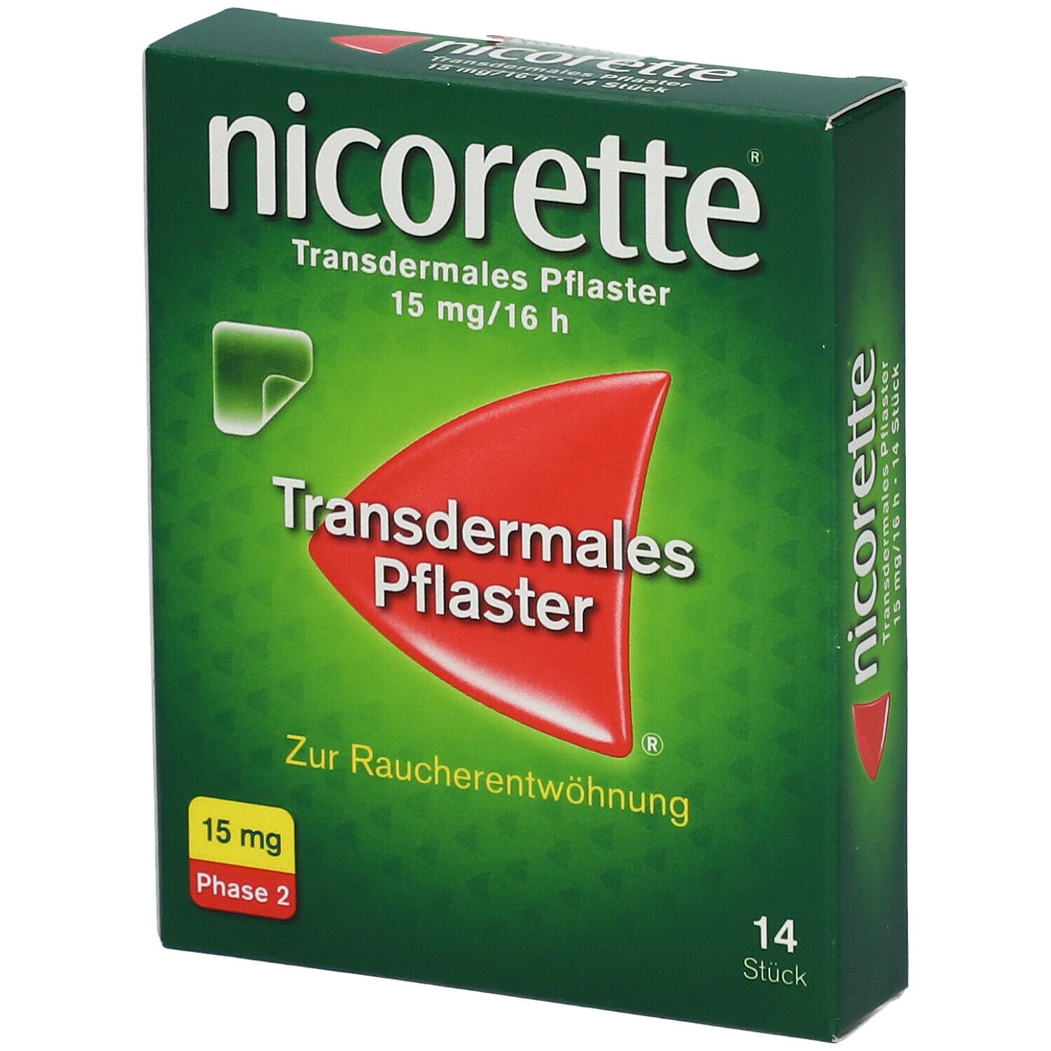 nicorette® transdermales Pflaster 15mg/16h