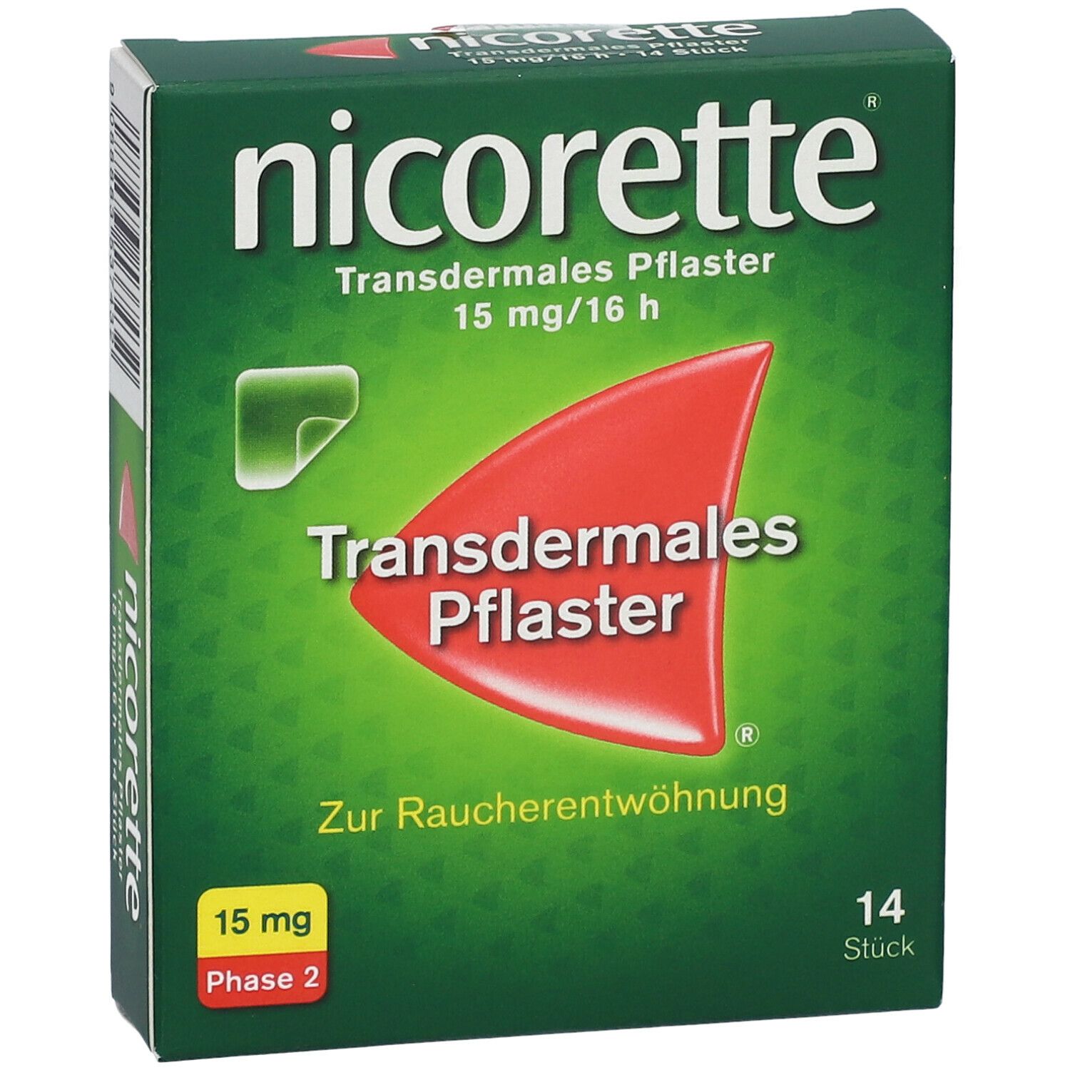 nicorette® transdermales Pflaster 15mg/16h