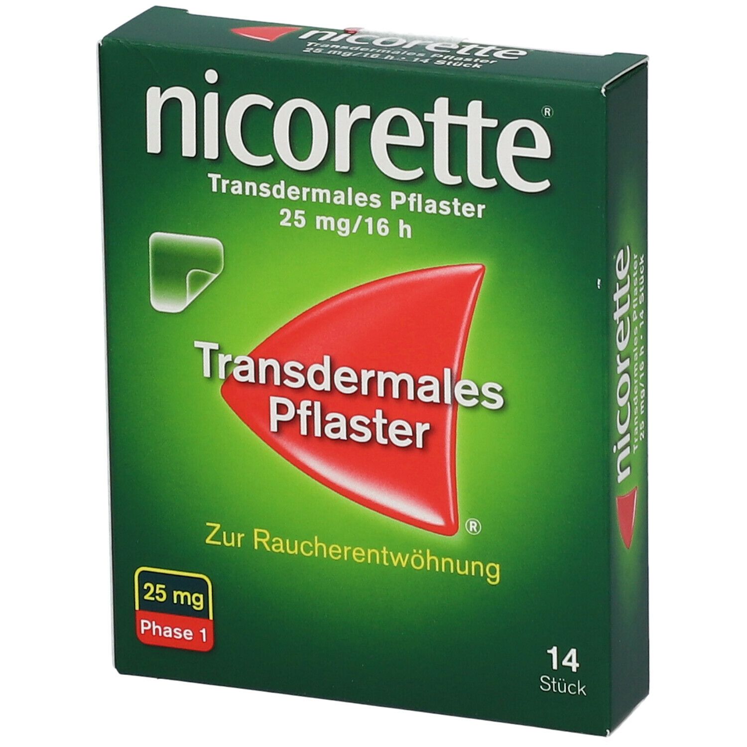 nicorette® transdermales Pflaster 25mg/16h