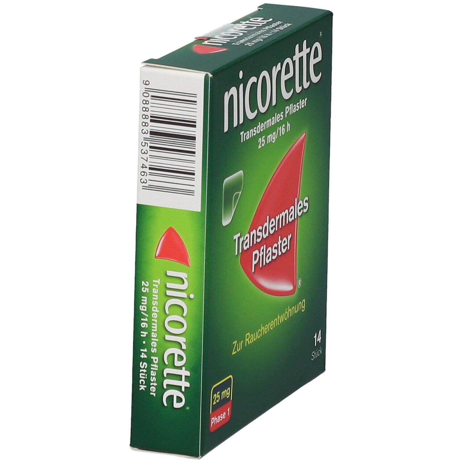 nicorette® transdermales Pflaster 25mg/16h