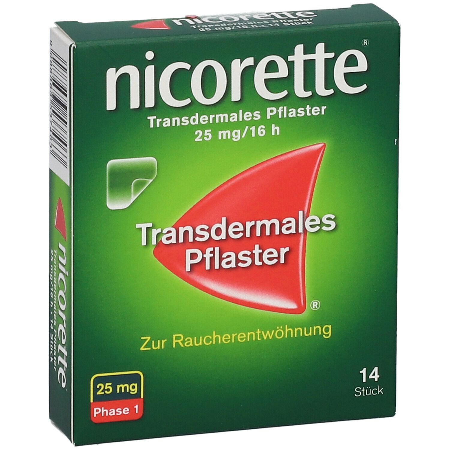 nicorette® transdermales Pflaster 25mg/16h