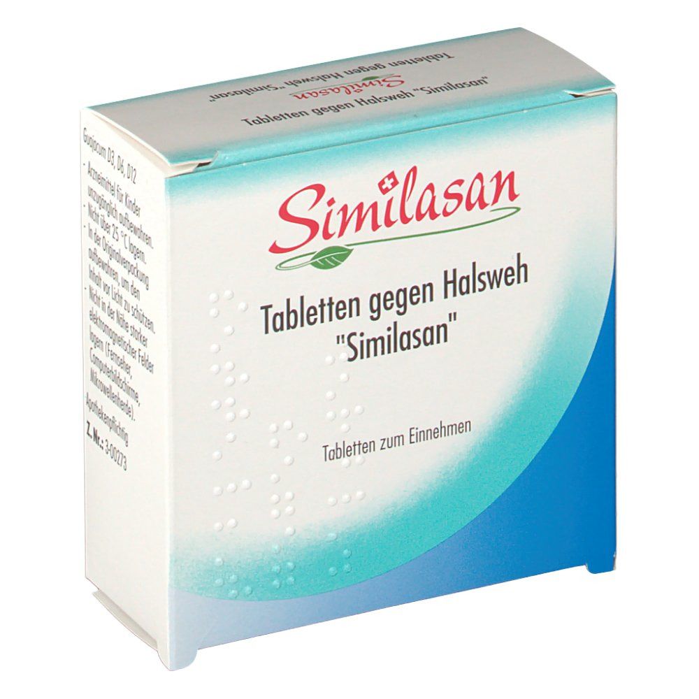 Similasan Tabletten gegen Halsweh
