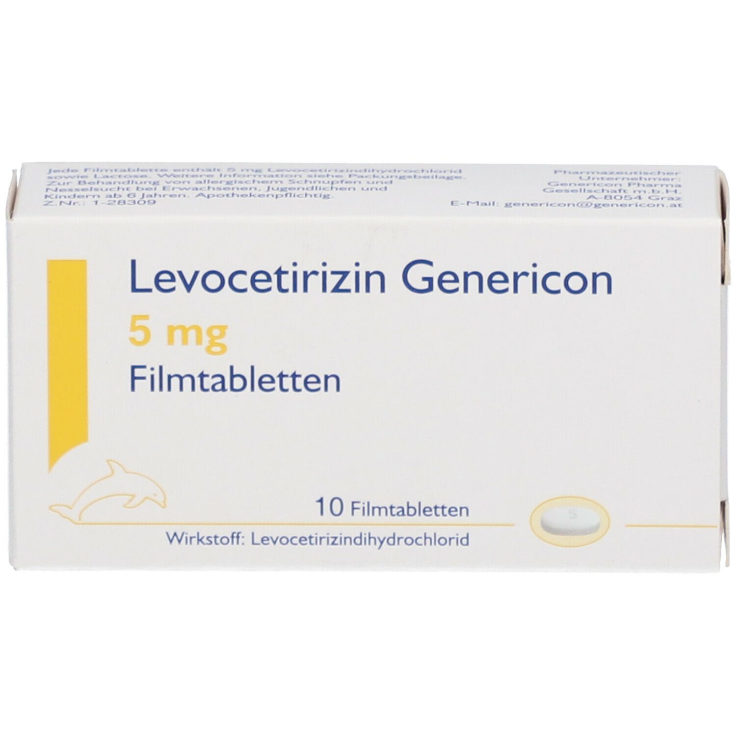 Levocetirizin Genericon 5 mg