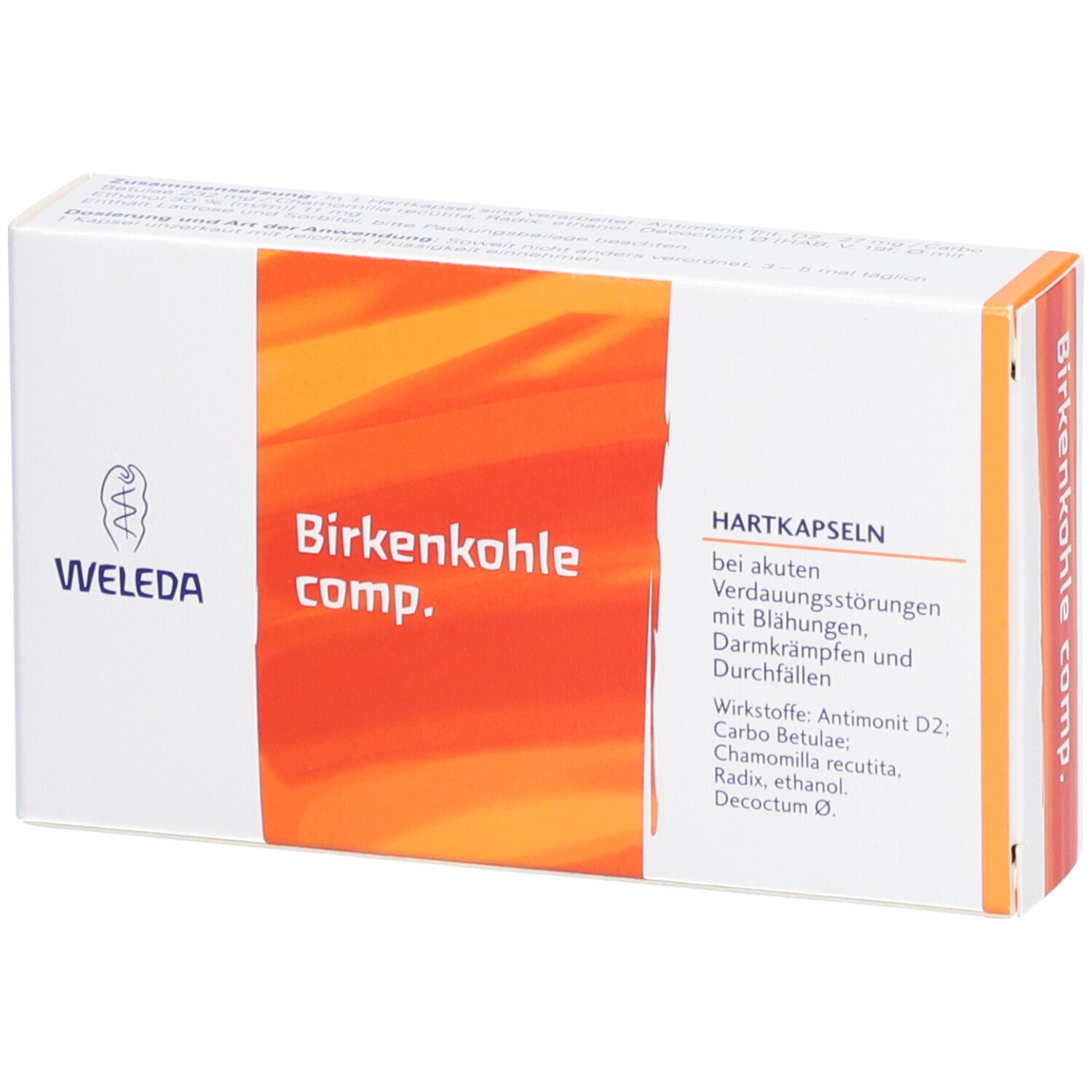 WELEDA Birkenkohle comp. Kapseln