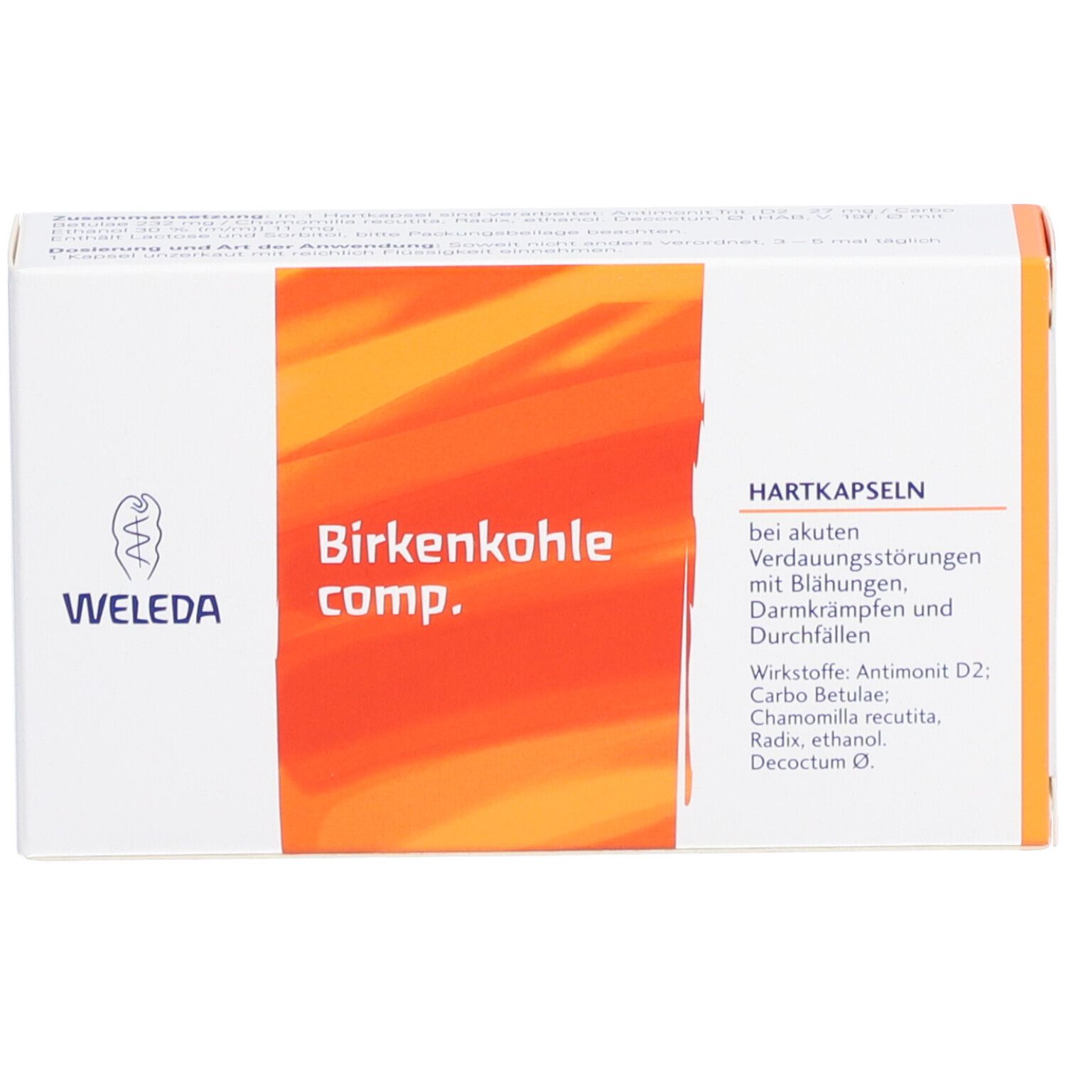 WELEDA Birkenkohle comp. Kapseln