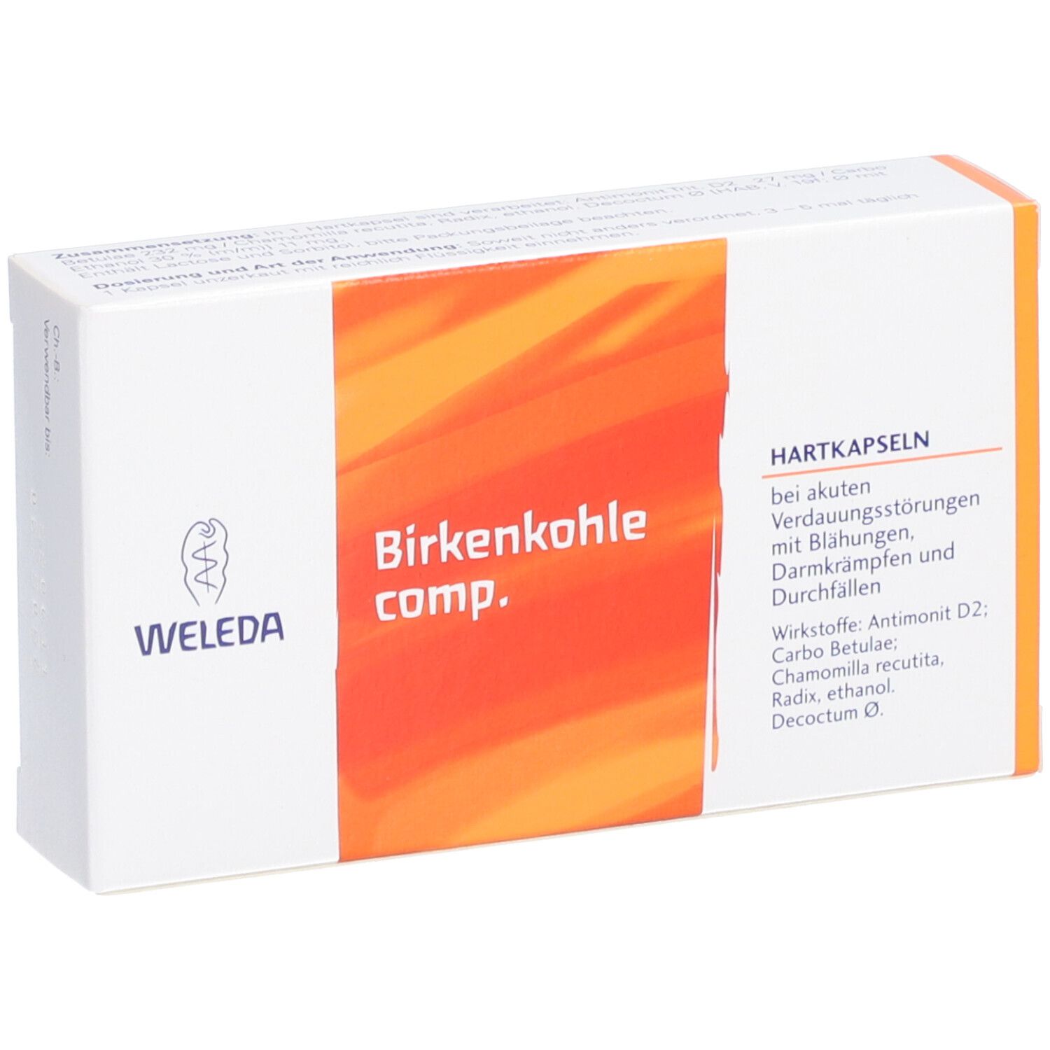 WELEDA Birkenkohle comp. Kapseln