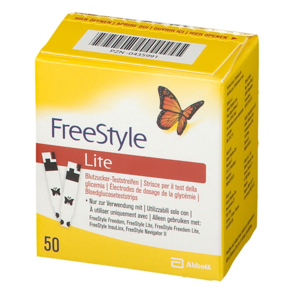 FreeStyle Lite Blutzucker Teststreifen ohne Codieren
