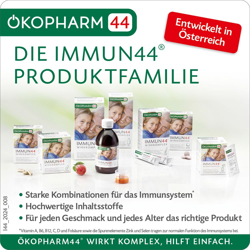 Ökopharm44® Immun44® Lutschtabletten: Praktisch für unterwegs