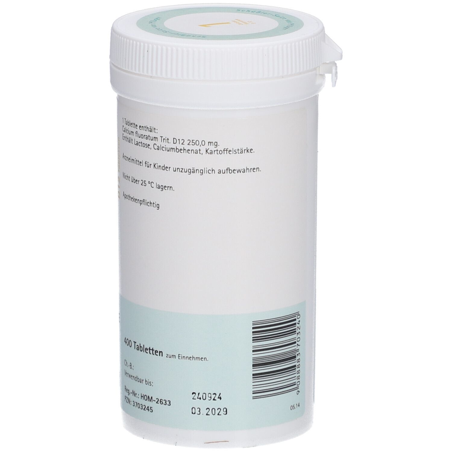 Schüßler-Salze 1 Calcium  fluoratum D12 Tabletten