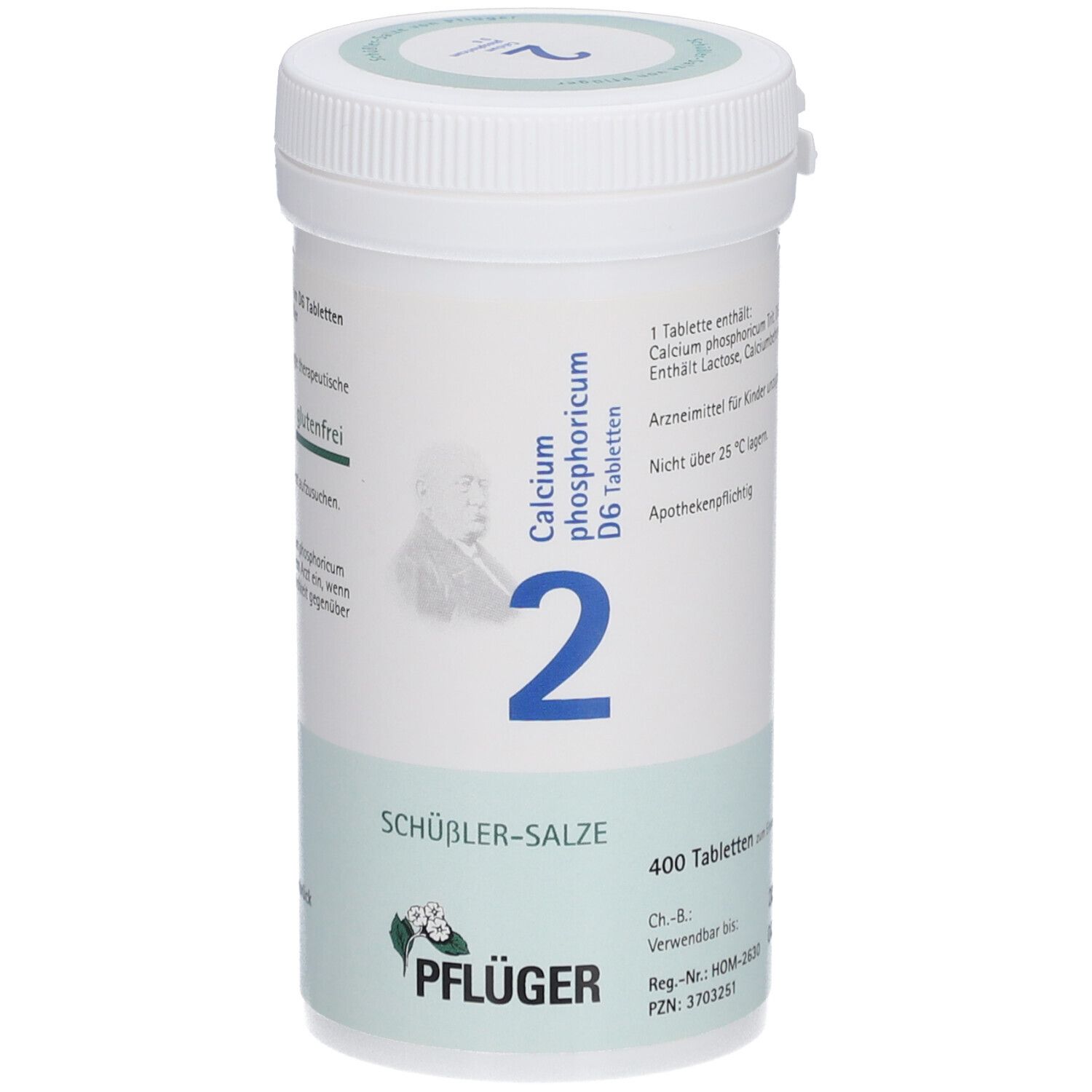Schüßler-Salze 2 Calcium phosphoricum D6 Tabletten