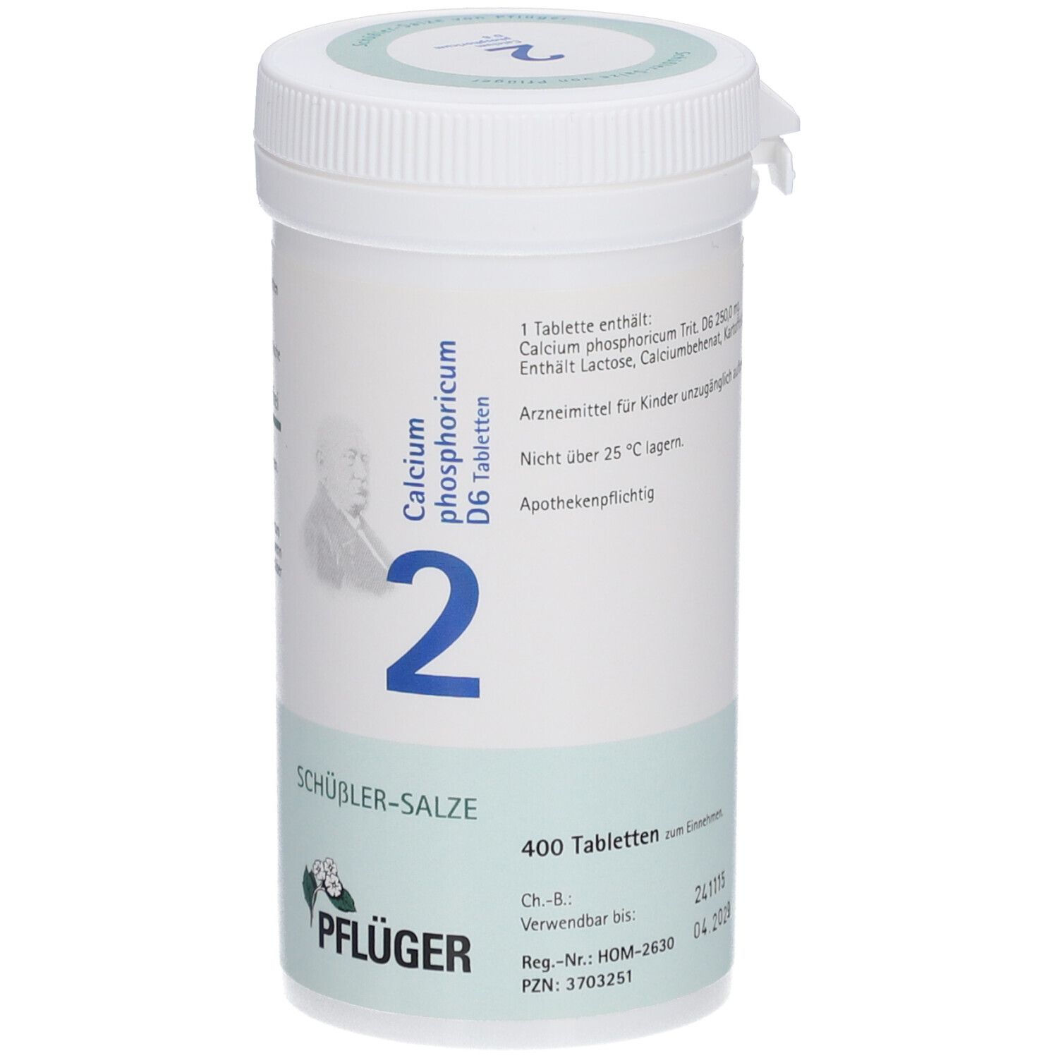 Schüßler-Salze 2 Calcium phosphoricum D6 Tabletten