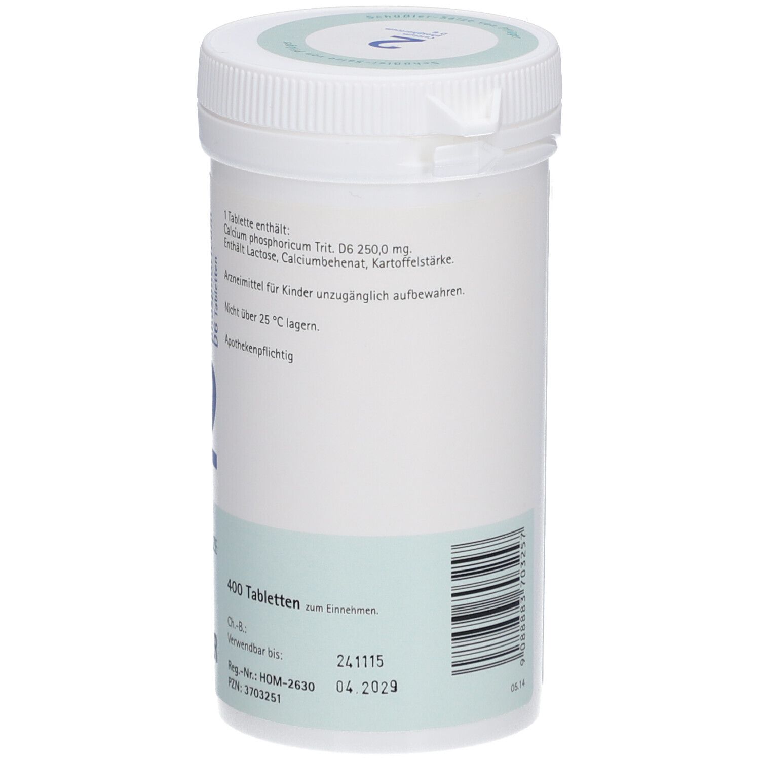 Schüßler-Salze 2 Calcium phosphoricum D6 Tabletten